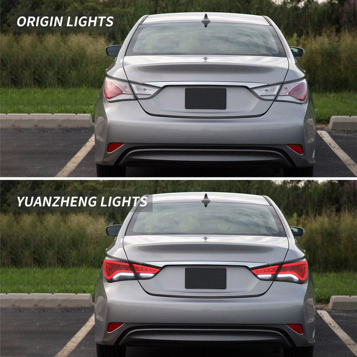 VLAND Tail Lights For Hyundai Sonata 6th Gen Sedan 2011-2014.