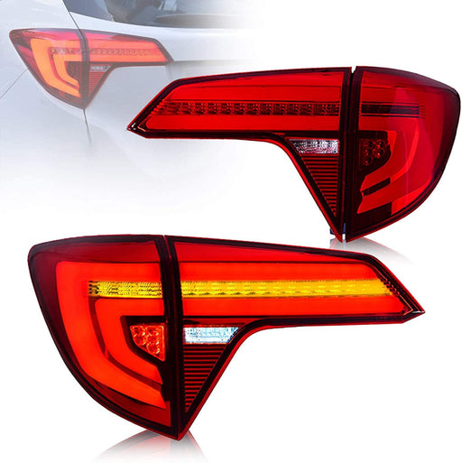 VLAND Tail Lights Lamps For Honda HR-V/ RU1 2015-2020 with Sequential Turn Signals and Dynamic Activate Lighting - VLAND VIP
